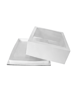 Alternative view of Cake box rectangular (with window)